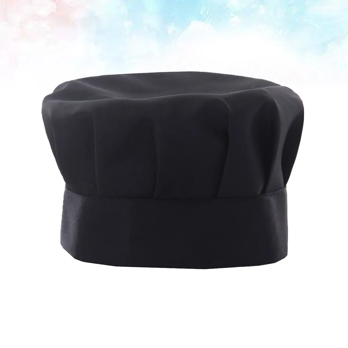 Chapeau de chef en forme de champignon, réglable pour différentes circonférences de tête, tissu doux et respectueux de la peau, idéal pour la cuisine et la pâtisserie, 1 pièce