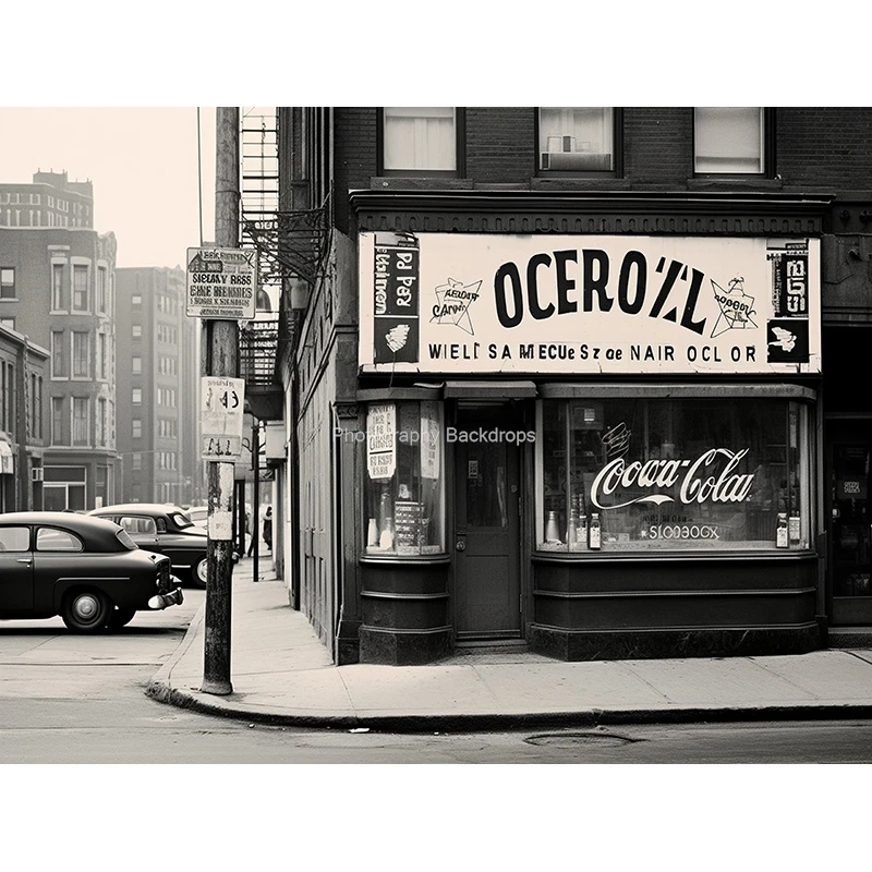 Vintage Old Tavern Barista Coffee Shop Bar Photography Backdrop Warm Medieval Inn Fantasy Retro Photo Studio Background LJG-01