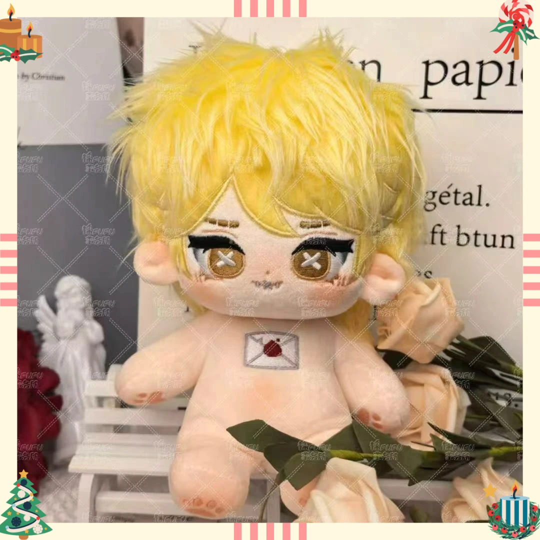 

Оригинальная плюшевая кукла-почтальон Victor Grantz Identity V, красивый аниме-мальчик, хлопковая игрушка для самостоятельной нарядки, фигурка 20 см