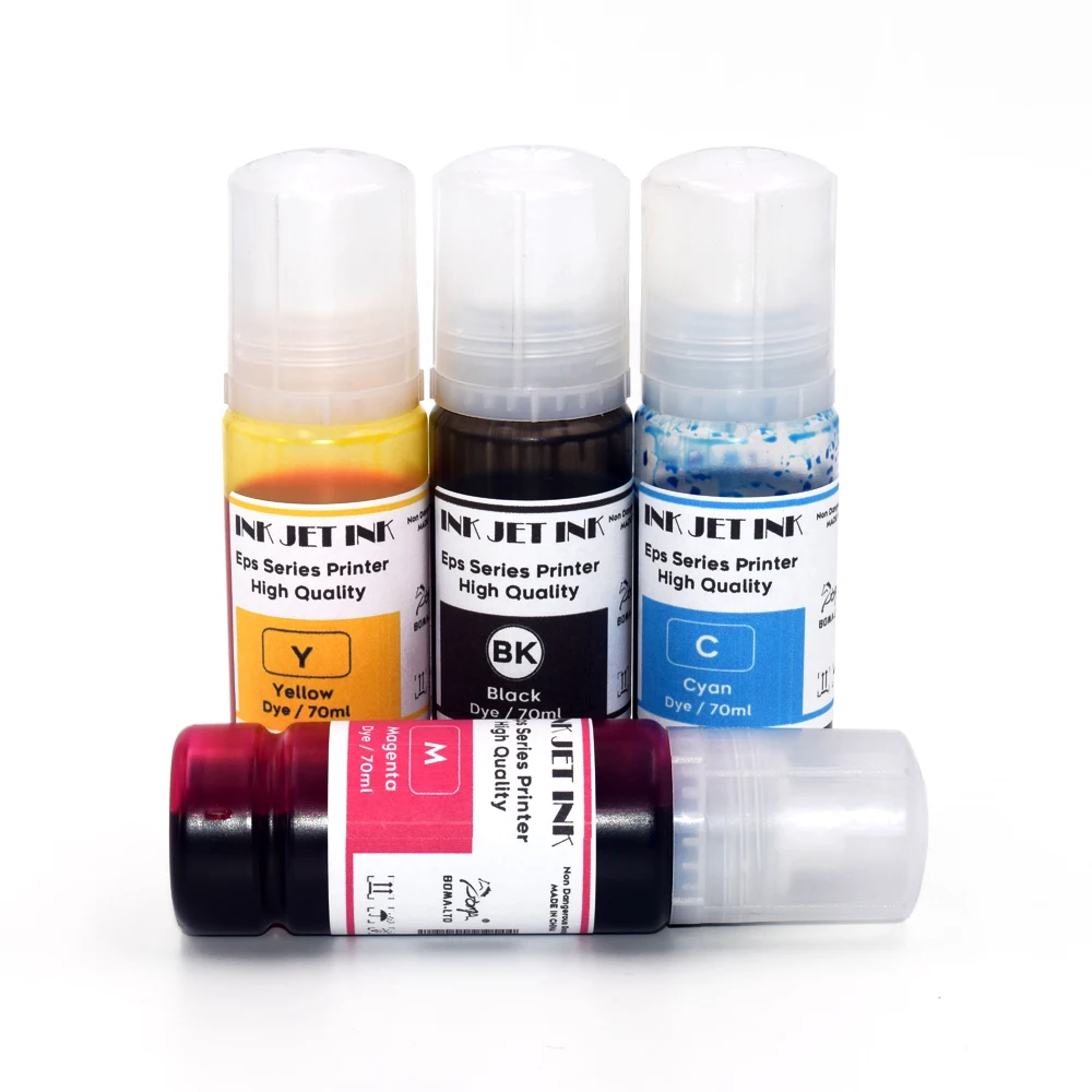 

T103 103 104 Refill Dye Ink Kits For Epson Eco Tank L3100 L3101 L3106 L3110 L3115 L3116 L3150 L3151 L3152 L3156 Desktop Printer