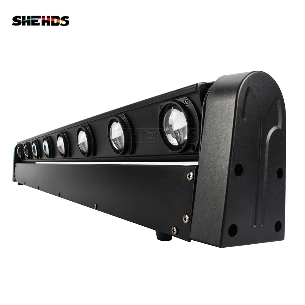 

SHEHDS 2pcs LED RGBW 8x12W Bar Beam Moving Head Lighting Flight Case For DJ Disco Christmas Party Night Club KVT Dance