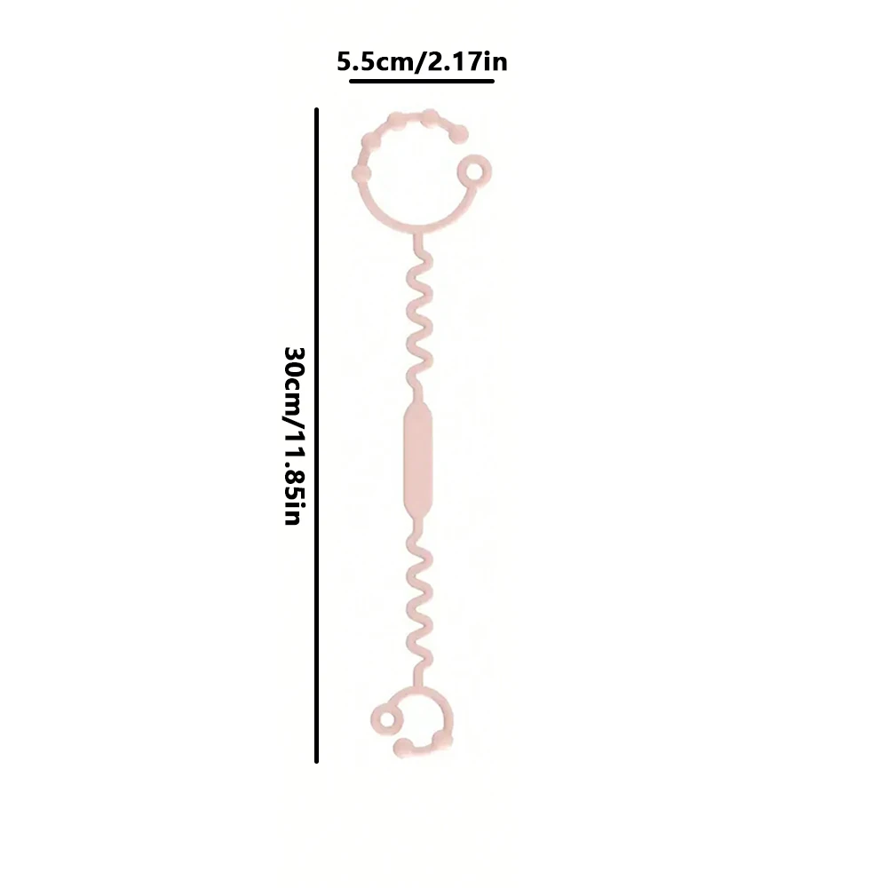 1/3/6PCS Silikon Schnuller Anti Drop Kette Baby Spielzeug Beißring Anti Drop Schnur Baby Schnuller anti Drop Kette – Detail 10