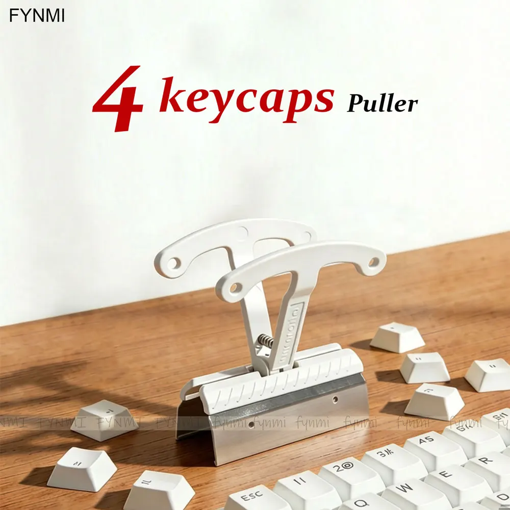 Fynmi 4 Keys Keycaps Puller Mechanical Keyboards Tools Keycaps Tools for Mechanical Keyboard