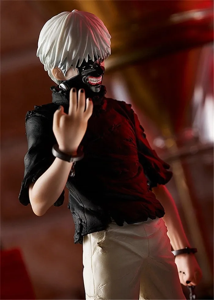 Без коробки 2021, японская оригинальная аниме-фигурка Kaneki Ken 2, сменные лица, фигурка, коллекционная модель, игрушки для мальчиков