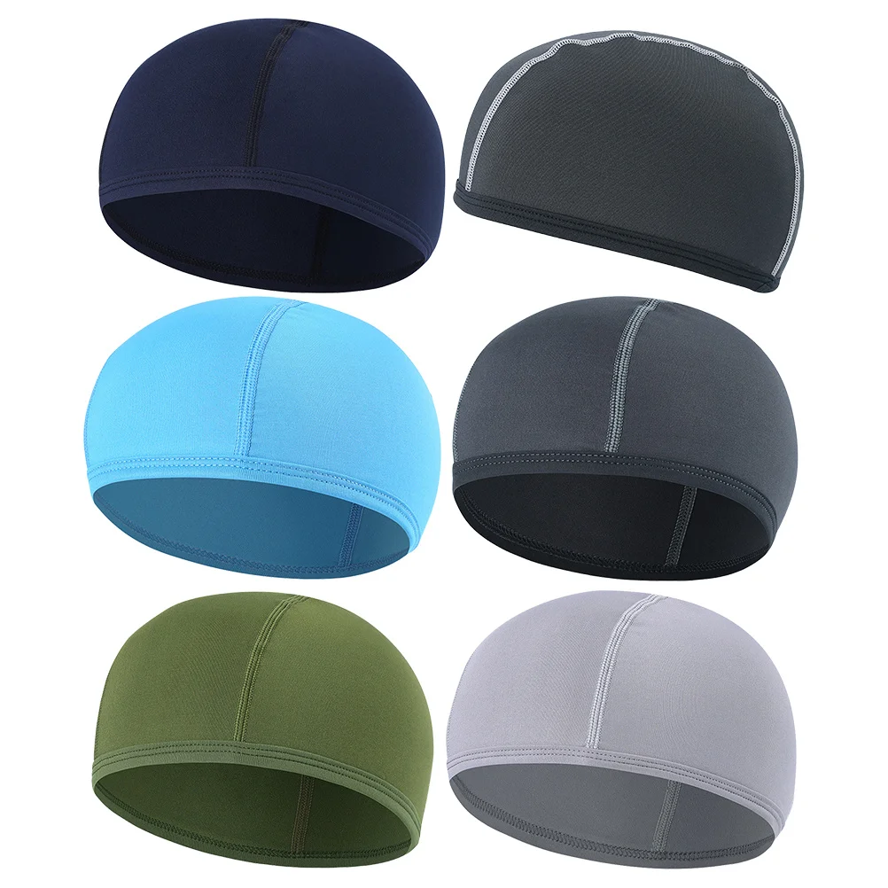 

6Pcs Inner Cap Quick Dry Liner for Cycling Bike Riding Sweat Wicking Comfort Fit Most Heads Winter Sports Accessories