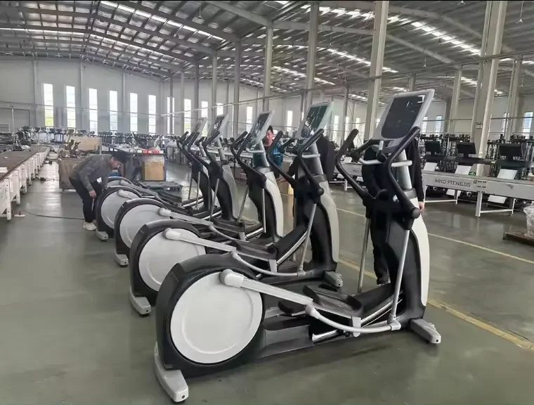 معدات اللياقة البدنية التجارية لصالة الألعاب الرياضية، مدرب متقاطع، تمرين رياضي، آلة بيضاوية الشكل