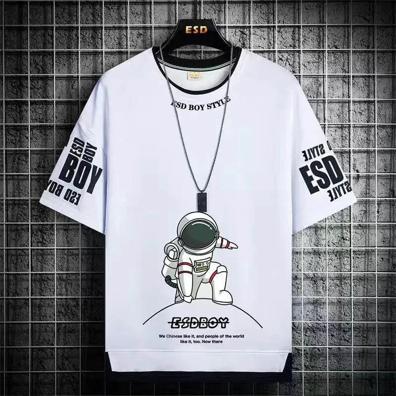 2022 New Men\'s T Shirts Japan Fashion Short Sleeve T Shirts Men Casual Summer Men Clothing Harajuku Print Graphic T Shirts Men