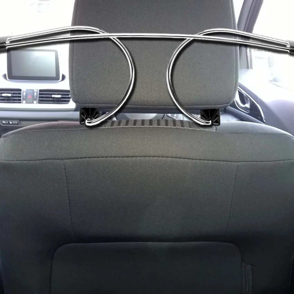 Colgador Universal para reposacabezas de asiento de coche, perchas de Metal para colgar en el vehículo, ropa, chaqueta, trajes, camisas, colgador de abrigo para coche, 1 Uds.