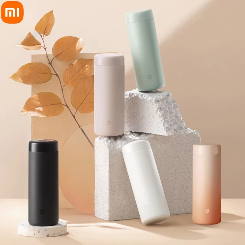 

Термос Xiaomi 350 мл из нержавеющей стали, мини портативные вакуумные фляжки, карманная чашка, модная Термокружка для кофе, изоляционная бутылка для воды