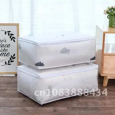 

Folding Quilt Storage Bag Clothing Bedding Blanket Closet Organizer Box Pouches Finishing Cabinet Wardrobe Container