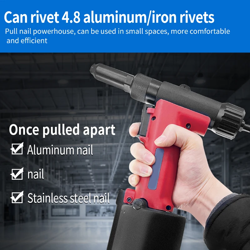 RL-4000L Pneumatic Hydraulic Rivet  High Capacity Air Riveters with Powerful Pull Force Tool