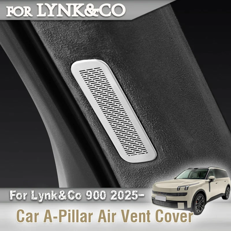 

Для Lynk & Co 900 2025 2026, автомобильная стойка, треугольная решетка динамика, набор пылезащитных чехлов, комплект аксессуаров для украшения интерьера автомобиля
