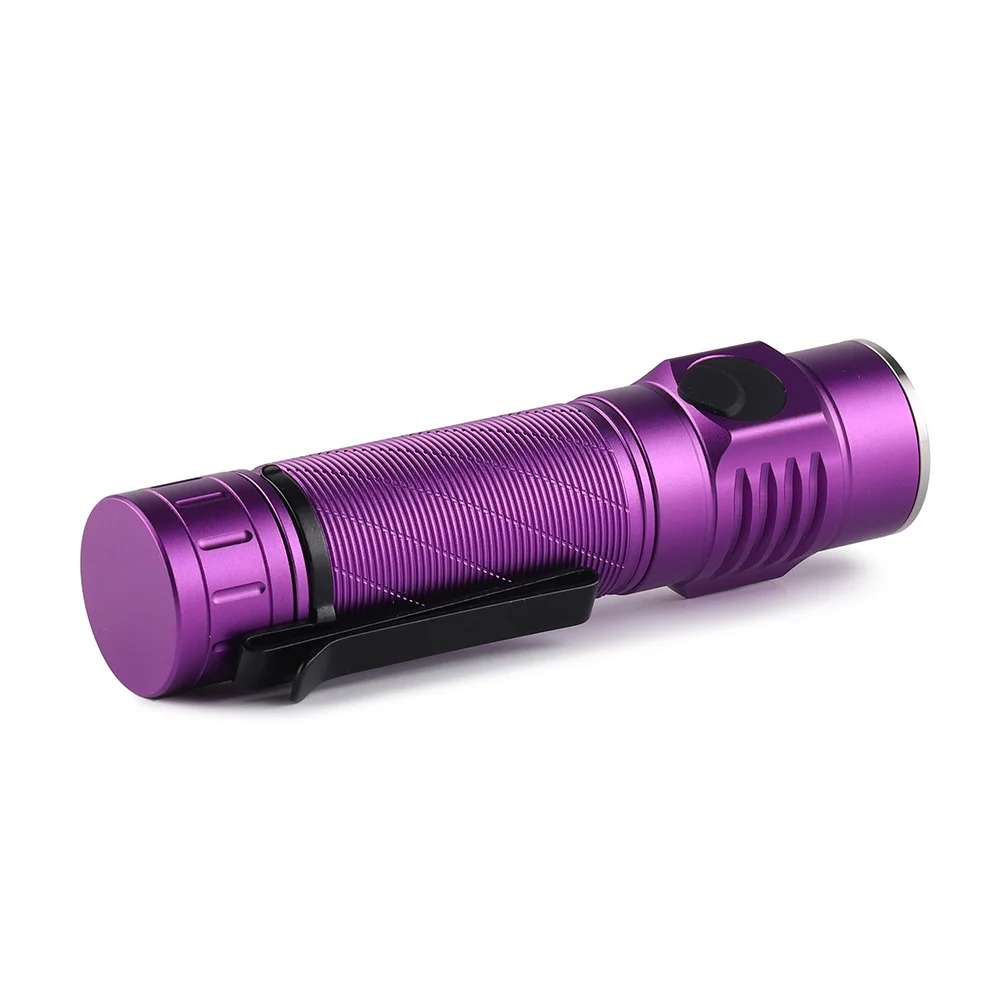 Convoy Purple S21E Flashlight with SFT40 Linterna Led 21700 Type-C Rechargeable Light Camping Fishing Lamp Work Latarka