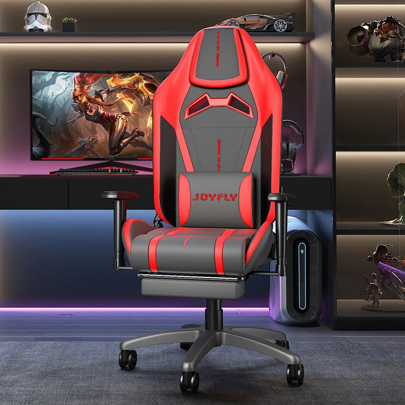 

Новинка 2023 года, профессиональное гоночное кресло, эргономичное игровое кресло для домашнего офиса, удобное подъемное расширенное сиденье с откидной спинкой, искусственная кожа