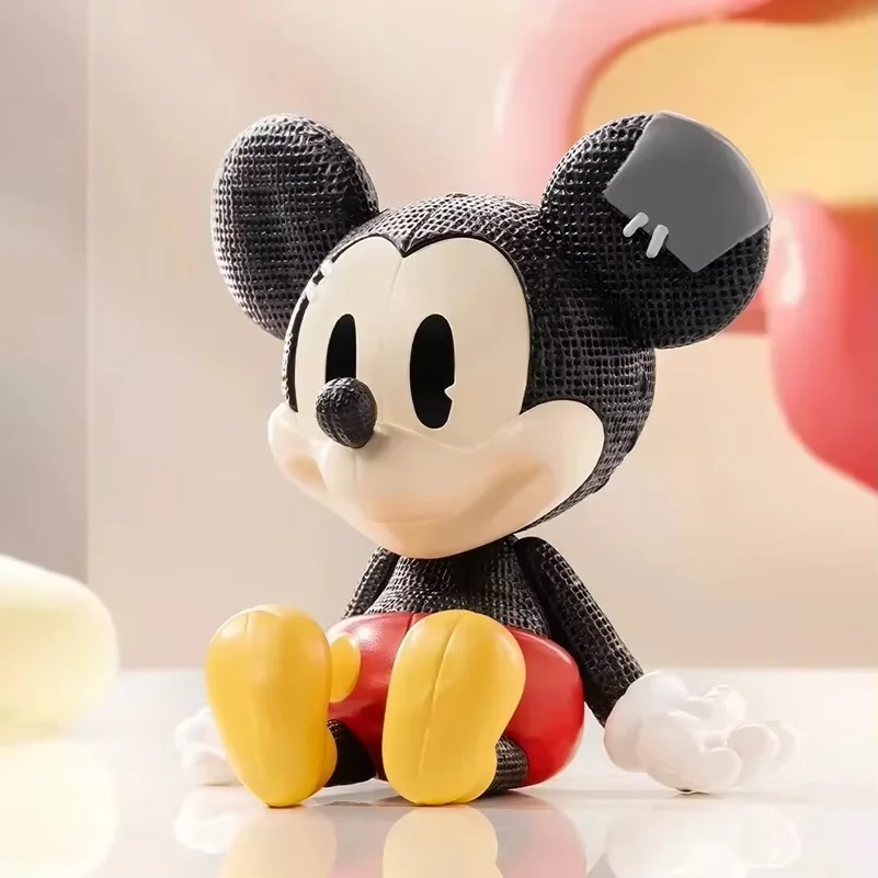 [Em estoque] disney 100th aniversário mickey curioso boundless série caixa cega fantoche boneca dos desenhos animados decoração modelo brinquedo presentes