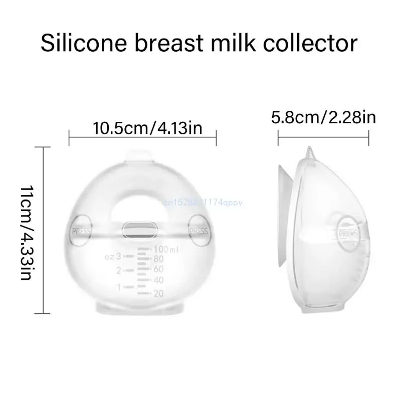 Gentle Nipple Protector Invisible Wearable Milk Saver Case 100ML Large Capacity Dropship