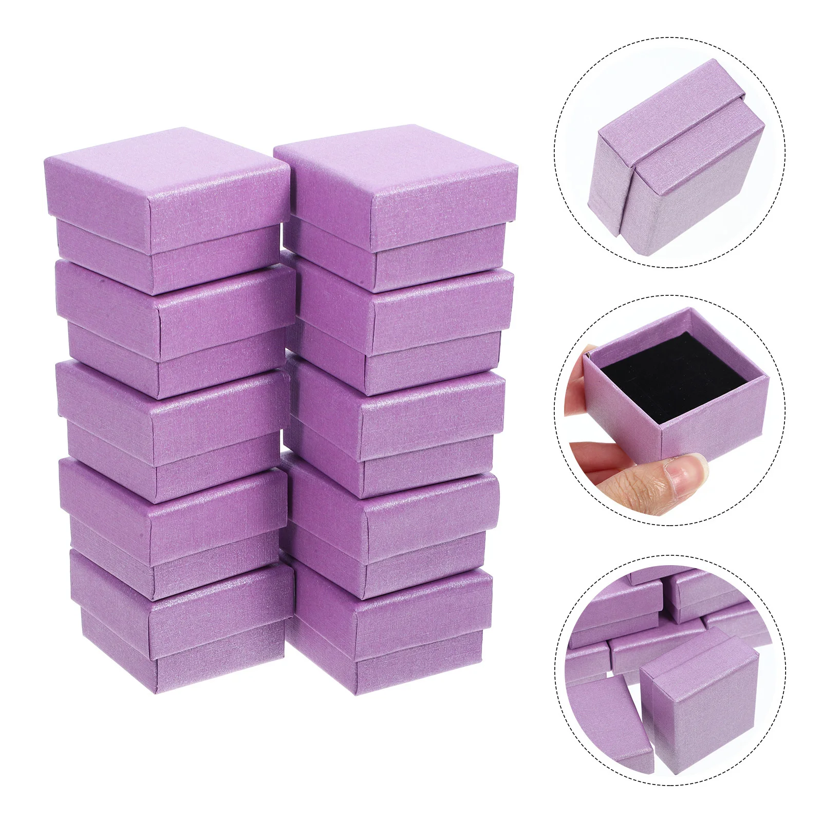 

10Pcs Jewelry Gift Boxes Small Gift Boxes for Necklaces Earrings Rings Storage Organizers Jewelry Box Necklace Box