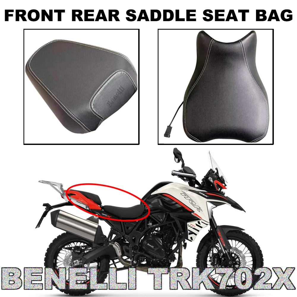 

Motorcycle Modified Seat Cushion Shock Absorb Comfort Front Rear Saddle Seat Bag Accessories For Benelli TRK702X TRK 702 X 702X