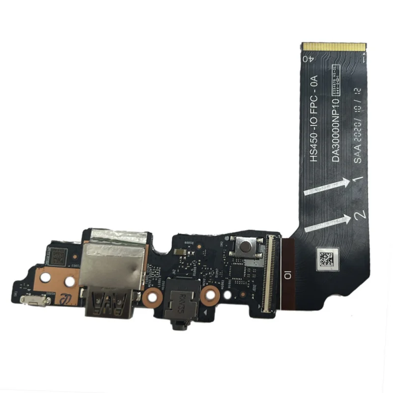 USB Button Board With Cable For LENOVO Ideapad Yoga Slim 7 Pro-14IHU5 O 82NH
