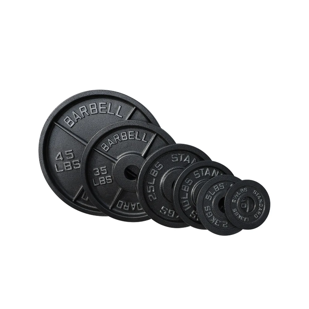 Wholesale strength burst training in gym weight lift cast iron barbell pieces for household strength squat training