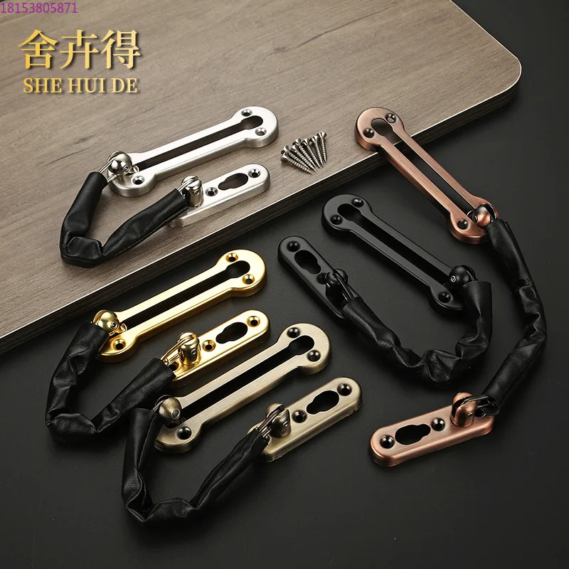 

Противоугонная цепь из нержавеющей стали, большой утолщенный, бытовой защитный дверной замок