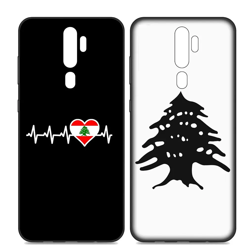 Lebanon Flag Emblems Phone Cover Case for Samsung Galaxy S23 S22 S21 S20 Fe Ultra S8 Plus M21 + Funda Coque Soft Casing