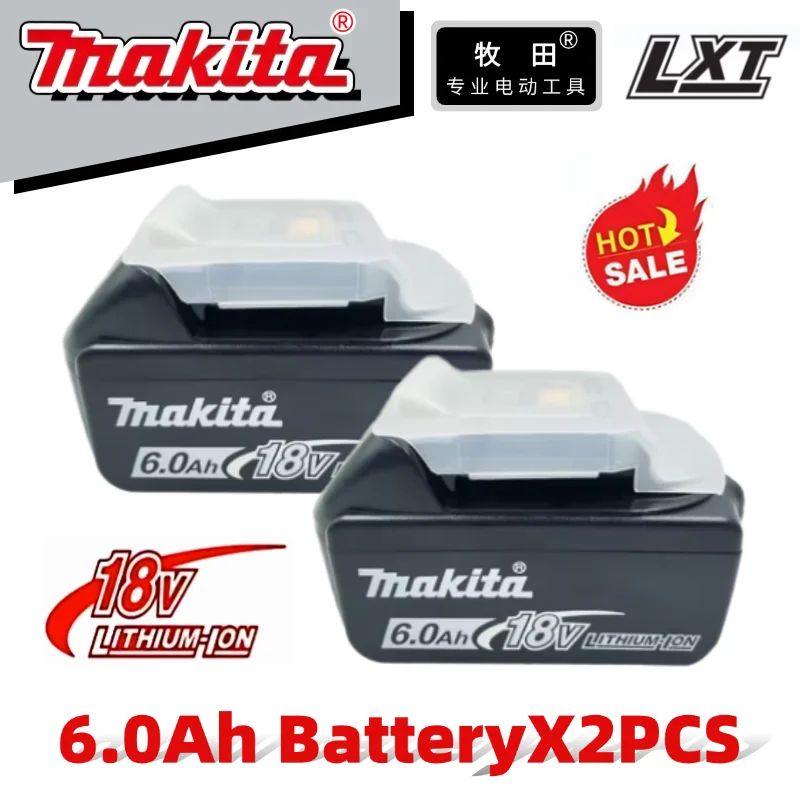 

Official Original Makita 18v 6.0Ah battery BL1850b BL1850 BL1860 BL1860 BL1830 BL1815 BL1840 LXT400 for makita tools drill