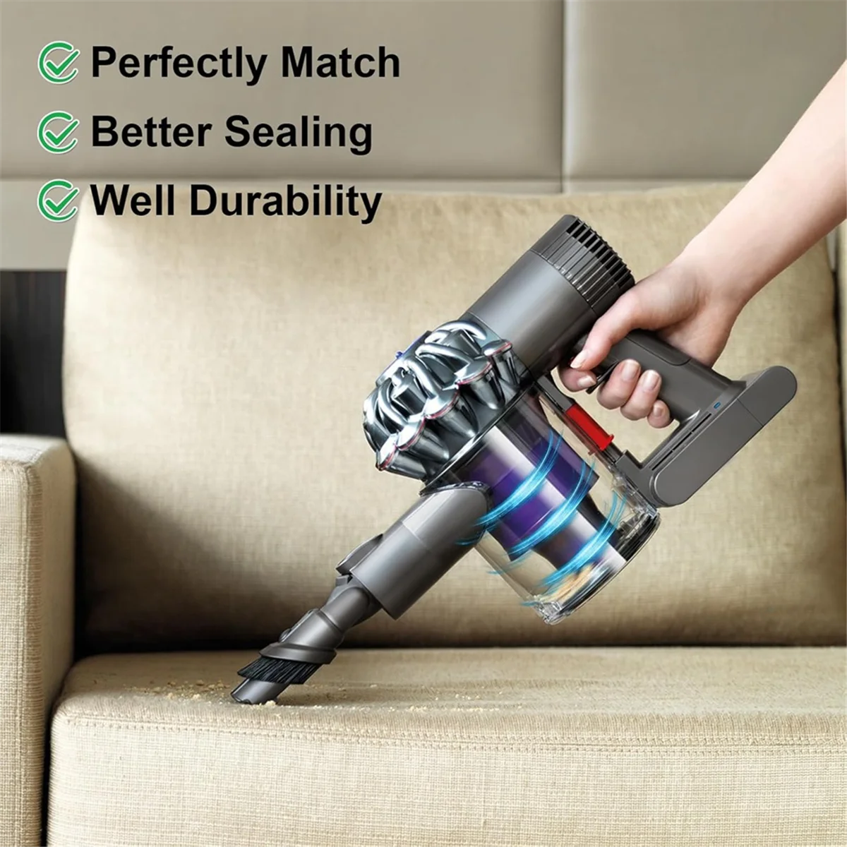 ขยะฝุ่นสําหรับ Dyson V6 DC58 DC59 DC62 DC74 เครื่องดูดฝุ่นกระป๋องฝุ่นเปลี่ยนหมายเลขชิ้นส่วน 965660 -01