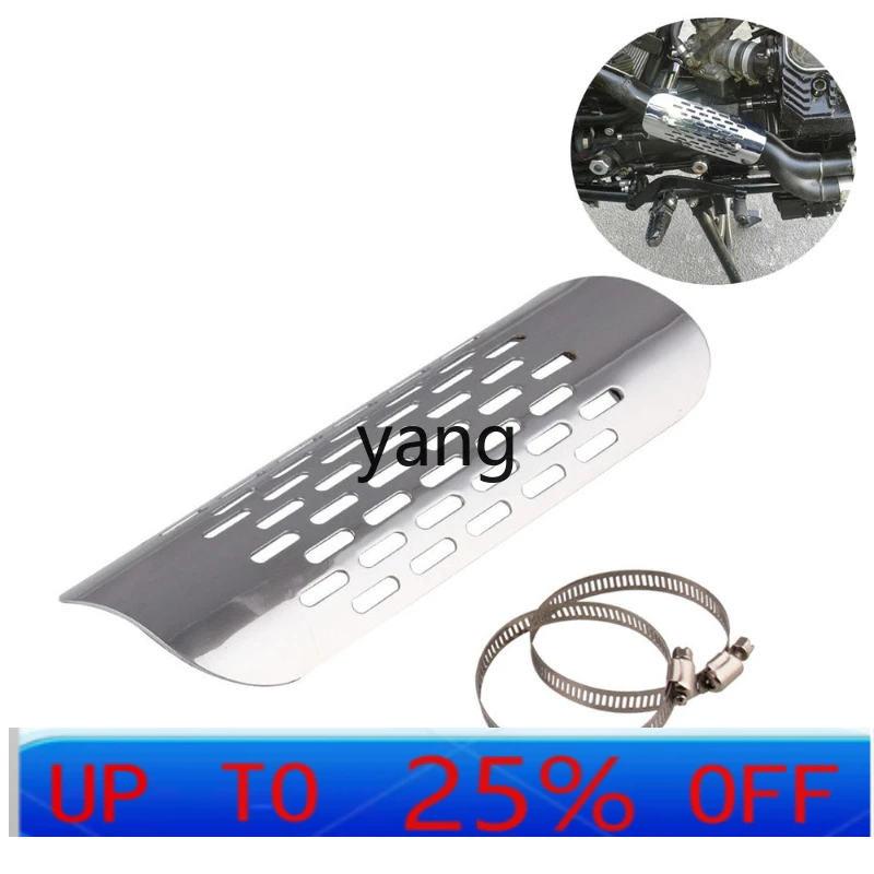 

Lhh motorcycle modified exhaust pipe heat shield for exhaust muffler pipe cover