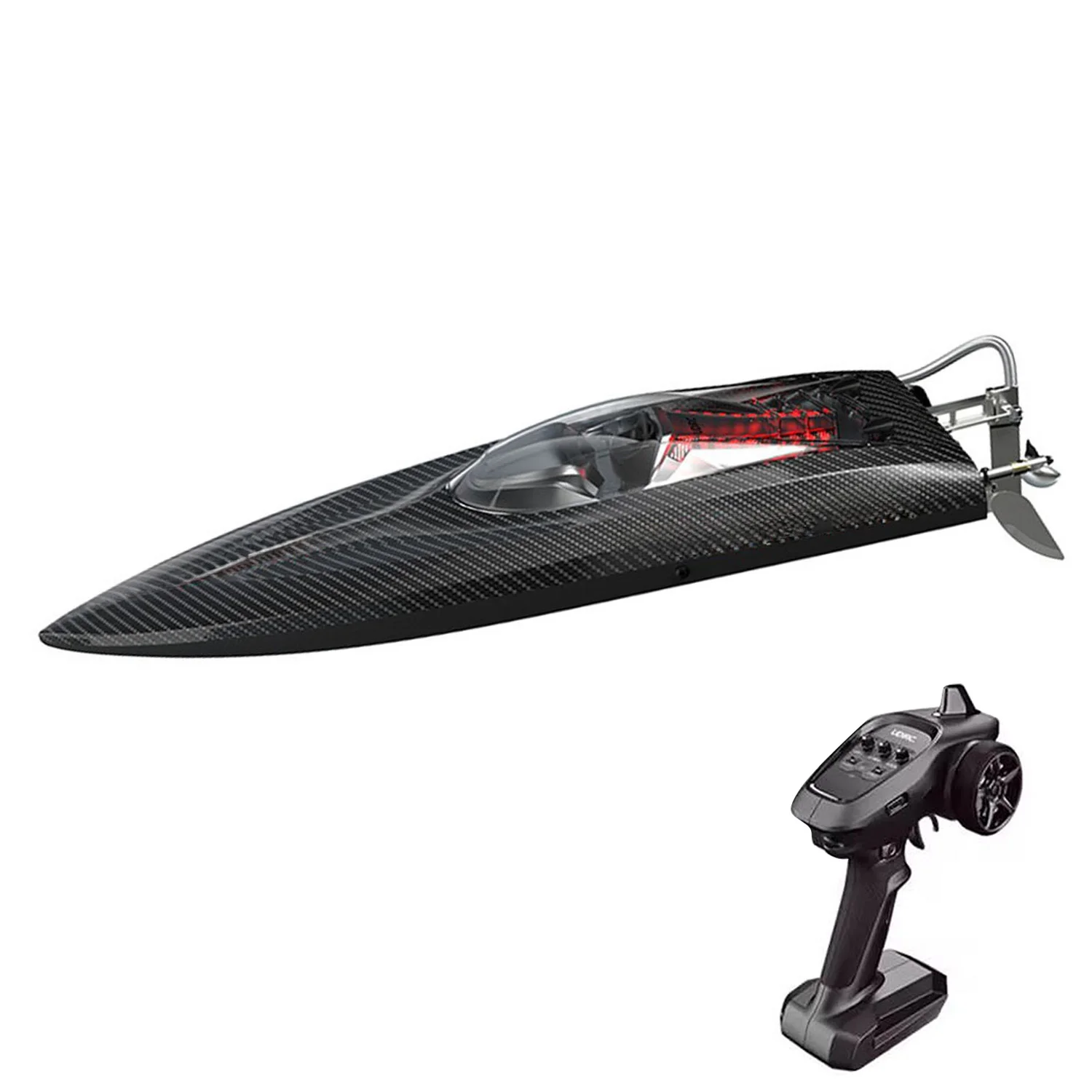Regalo UdiRC UDI022 barco de Control remoto de alta velocidad 2,4G 4CH modelo de barco eléctrico 1800KV Motor sin escobillas 100A ESC Radio para adultos