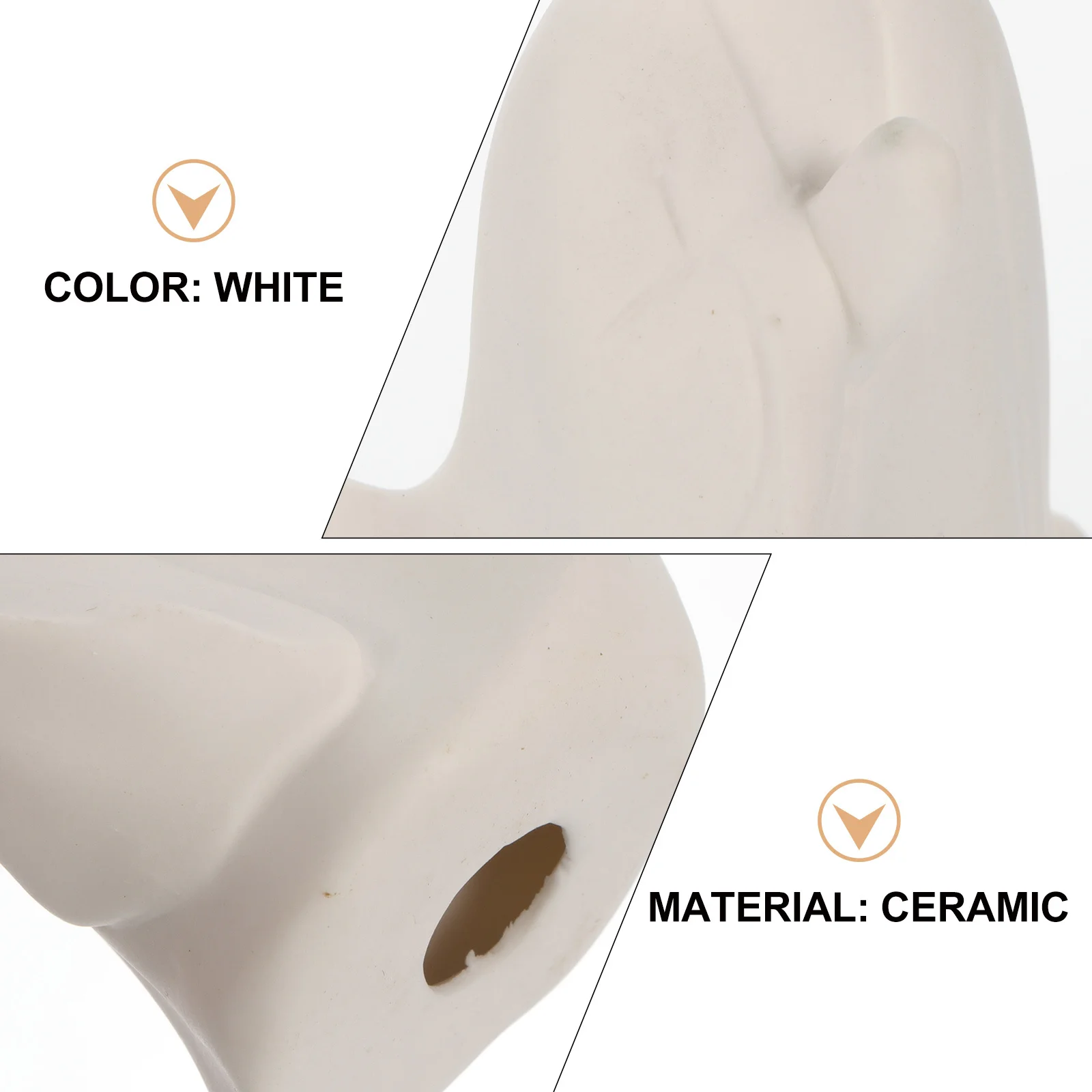 

1Pcs Delicate Ceramic Sacred Monk Statue Mini Decor for Bedroom Living Room Office Sacred Monk Statue Ceramics Crafts