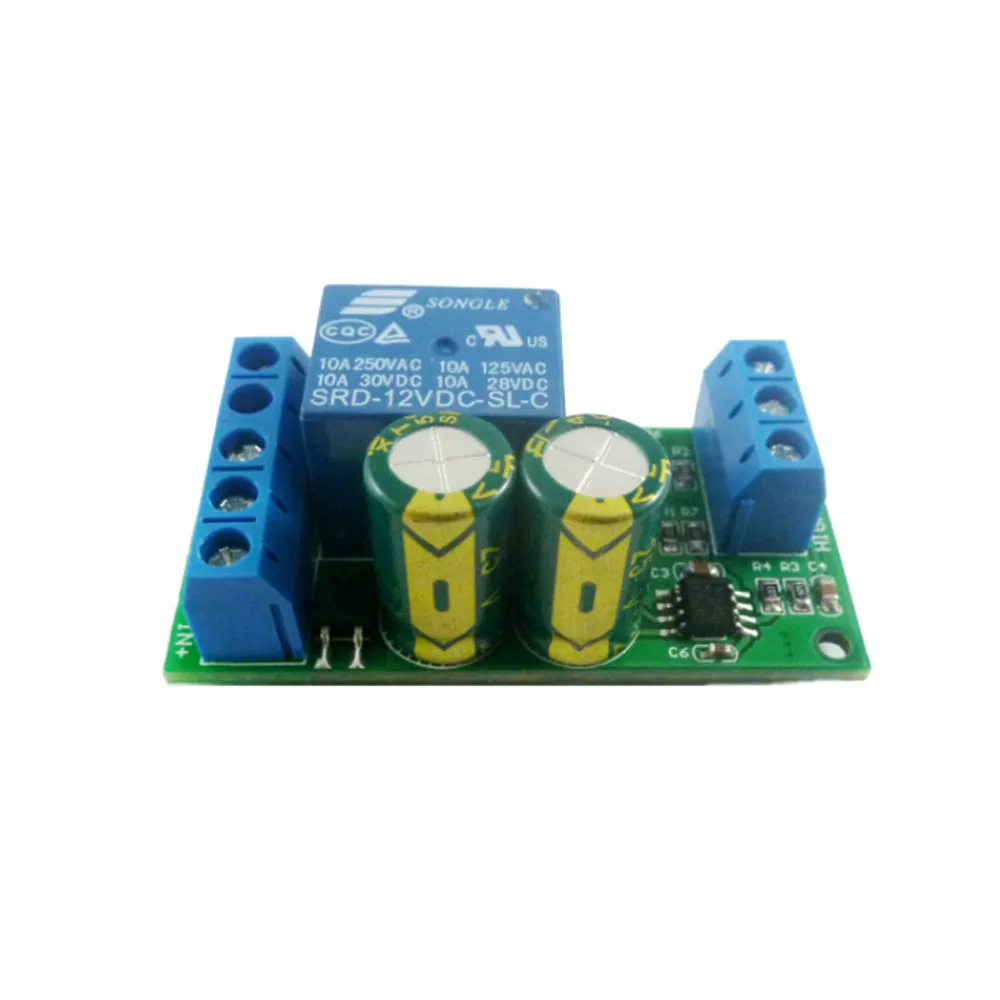 Imagem -05 - Controlador Automático de Nível Água Alta Potência Interruptor Sensor Líquido Válvula Solenóide Bomba do Motor Placa Relé Controle Automático 12v 30a