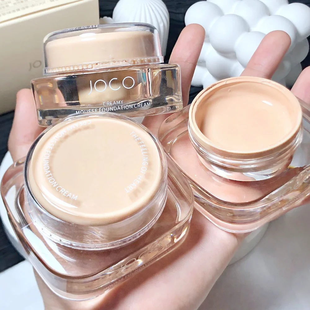 JOCO Creamy Mousse Foundation Cream 30gHydrating Moisturizing Concealer Waterproof Long-lasting Smooth Korea Makeup Cosmetics