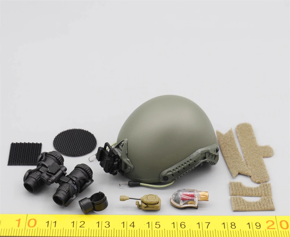 DAMTOY 1/6th DAM 78104 رجل الجندي ألعاب الدمى نموذج خوذة للرؤية الليلية سماعة ميداليات اكسسوارات ل 12 "دمية الشكل لتقوم بها بنفسك #2