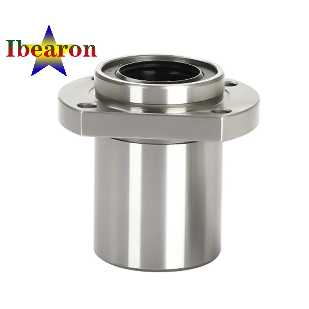 

1PCS LMHP25UU Pilot Type Two Side Cut Flanged Linear Motion Ball Bearing Seals On Both Side High Quality Resin Retainer