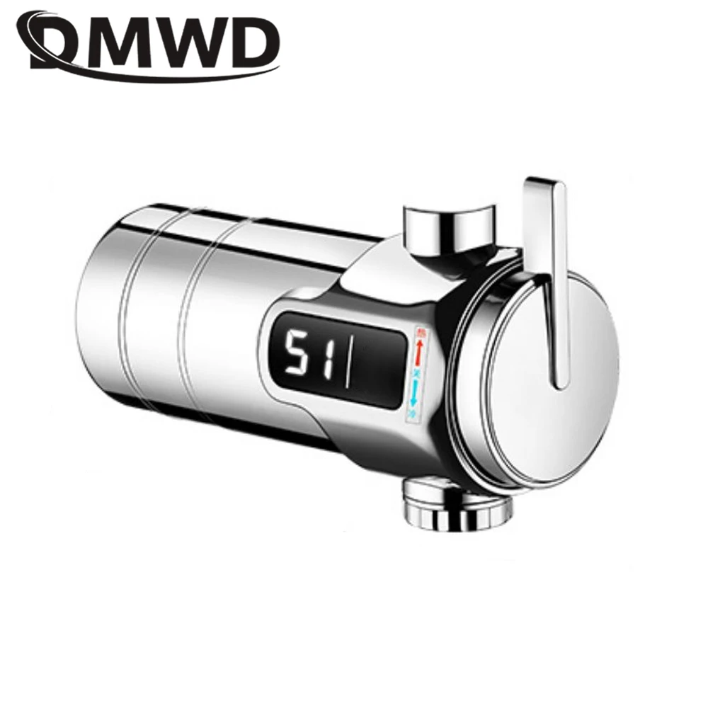 DMWD rubinetto elettrico per riscaldamento istantaneo per uso domestico caldo freddo doppio uso scaldabagno senza serbatoio rubinetto utensile da cucina 3000W display a LED