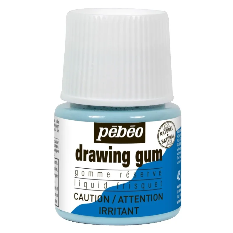 Pebeo Easy Peel Liquid Latex Masking Fluid Drawing Gum Dries Quickly For Watercolor Gouache Painting Fine Arts & Crafts Supplies