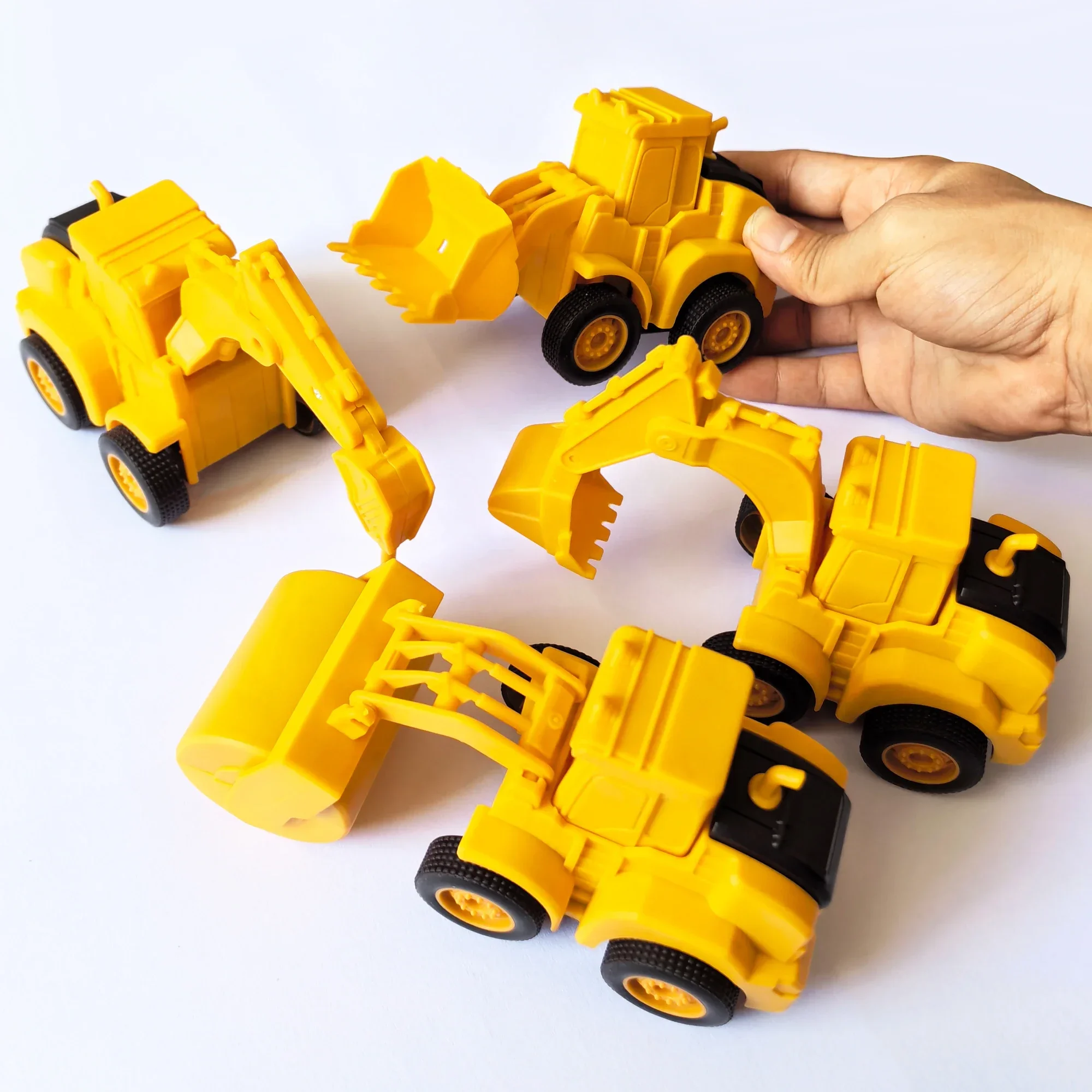 

Boy Birthday Gift Engineering Vehicle Model Press Sliding Car Excavator Bulldozer Children Construction Vehicle Toy Kids