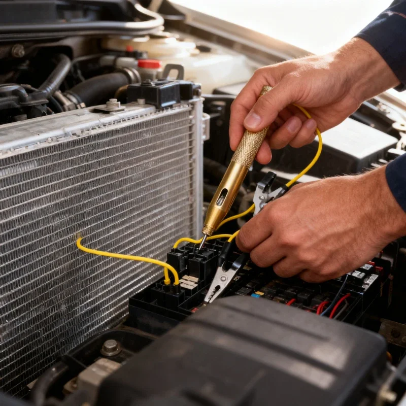 Automotive Low-voltage Detection Pen Fuse Voltage Diagnostic Tool Copper Measuring Pen Can Judgment Positive and Negative Poles