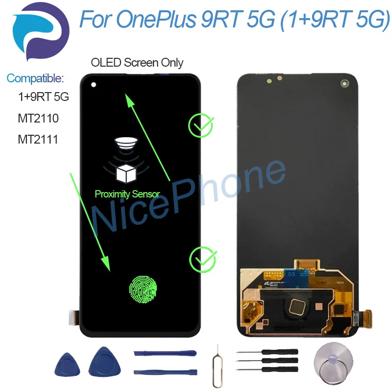for ONEPLUS 9RT 5G LCD Display Touch Screen Digitizer Assembly