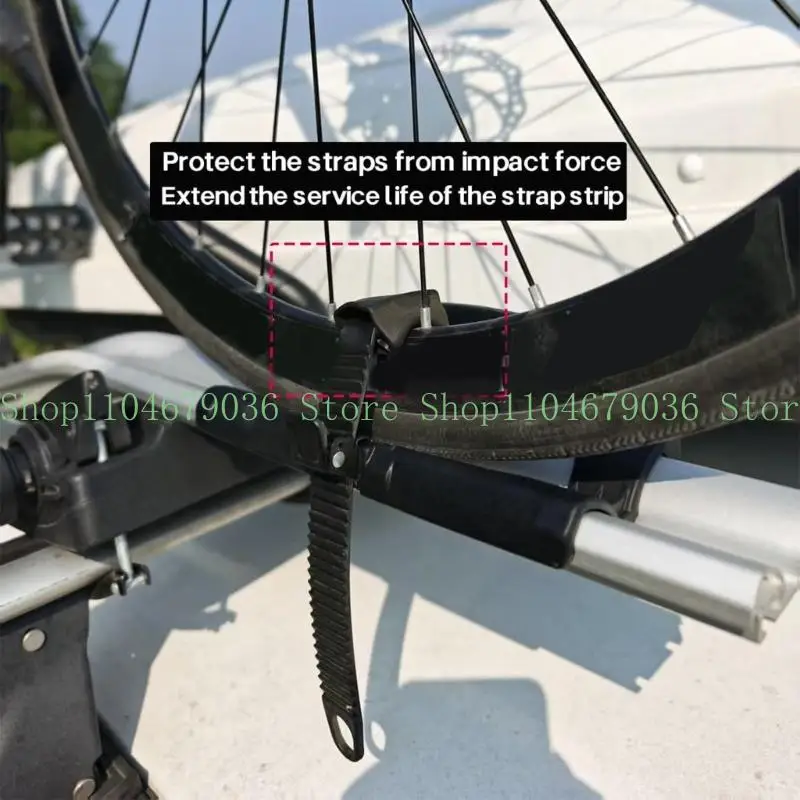 652F Bike Carrying Strap Cushion Sleeve for Tie Down Contact Points and Rack Setup