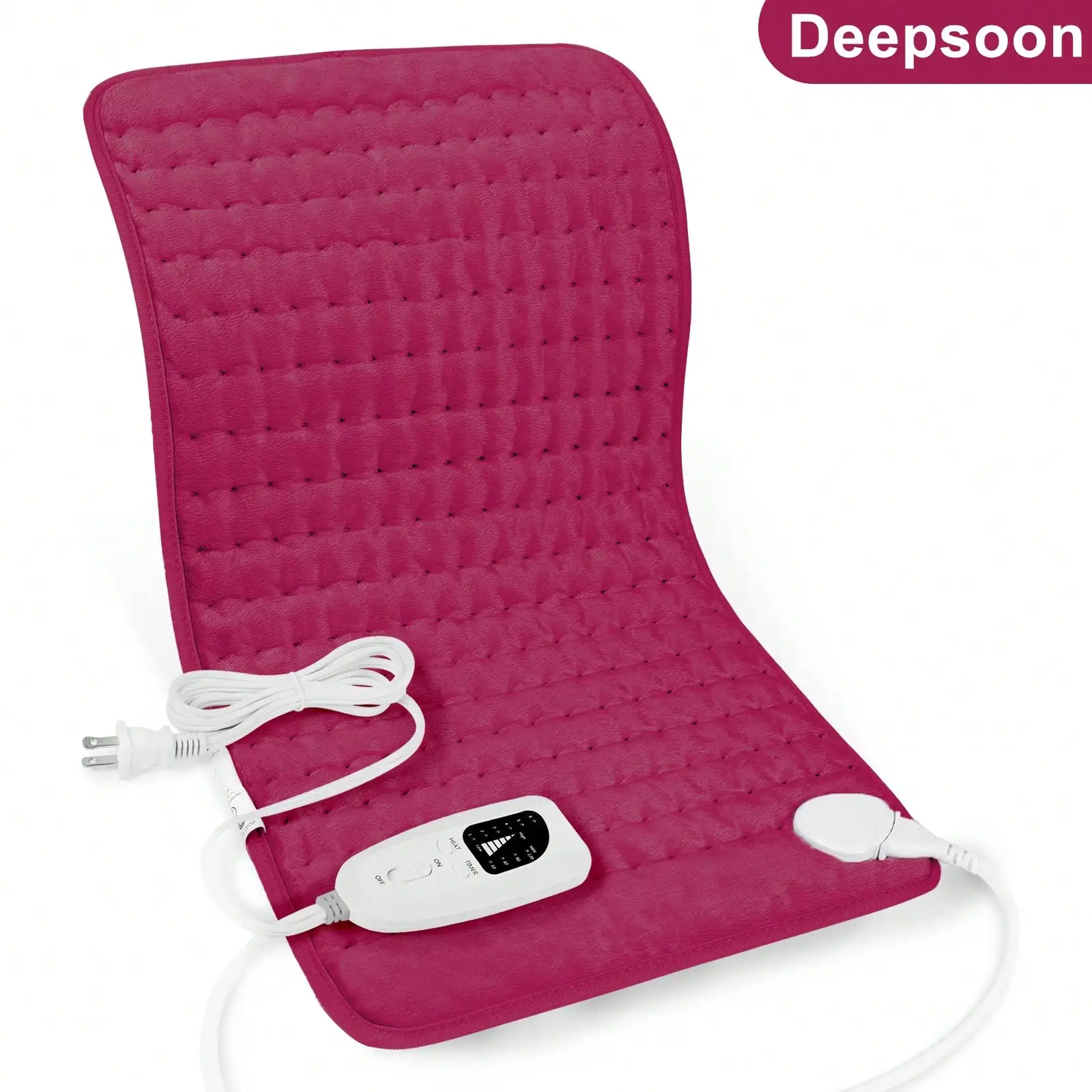 Vankada XL Heating Pad Size 24 In X 12 In, 6-Speed Temperature Regulation4-Speed Timed Setting, Portable, Ideal For Abdominal, Back, Neck, Shoulder, And Leg Hot Compress, Machine Washable, Perfect Birthday Gift, Brand New Upgraded Version