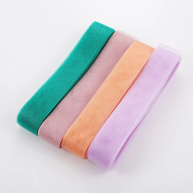 5/6/8/10cm Soft Horsehair Polyester Crinoline Mesh Crin Horsehair Braid Mesh Fabric for Diy Wedding Dress Headwear Accessories