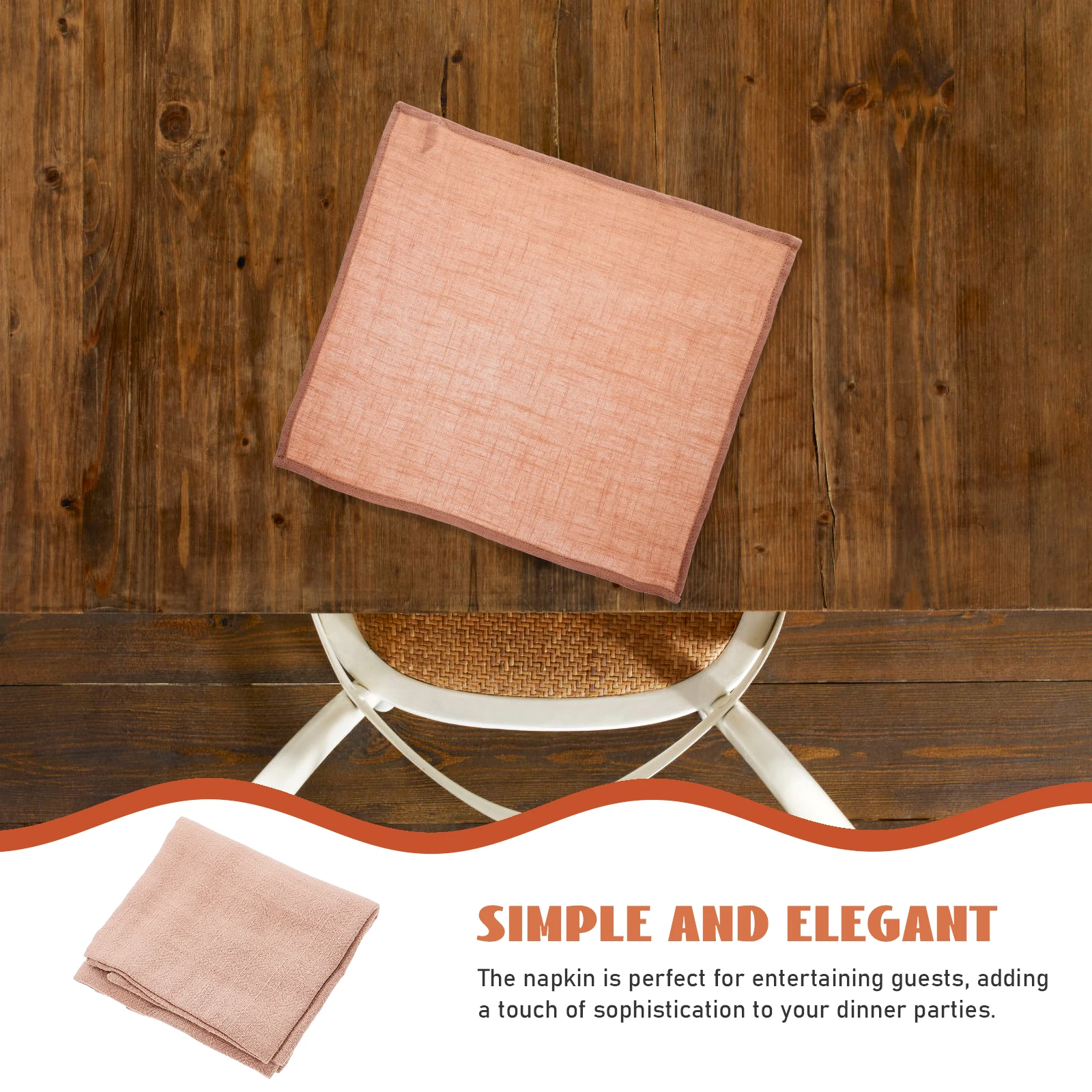 

Tea Towel Fabric Table Napkin Reusable Dish Towel Kitchen Cloth For Wedding Party Festival Dinner Home Restaurant Use