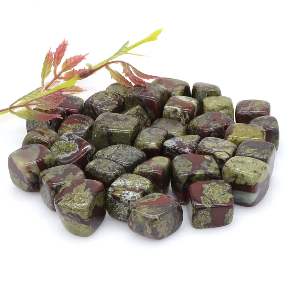 

Tumbled Stone Natural Gem Dragon Blood Jasper Reiki Healing Crystal Energy Specimen Irregular Rock Bulk Home Aquarium Decoration