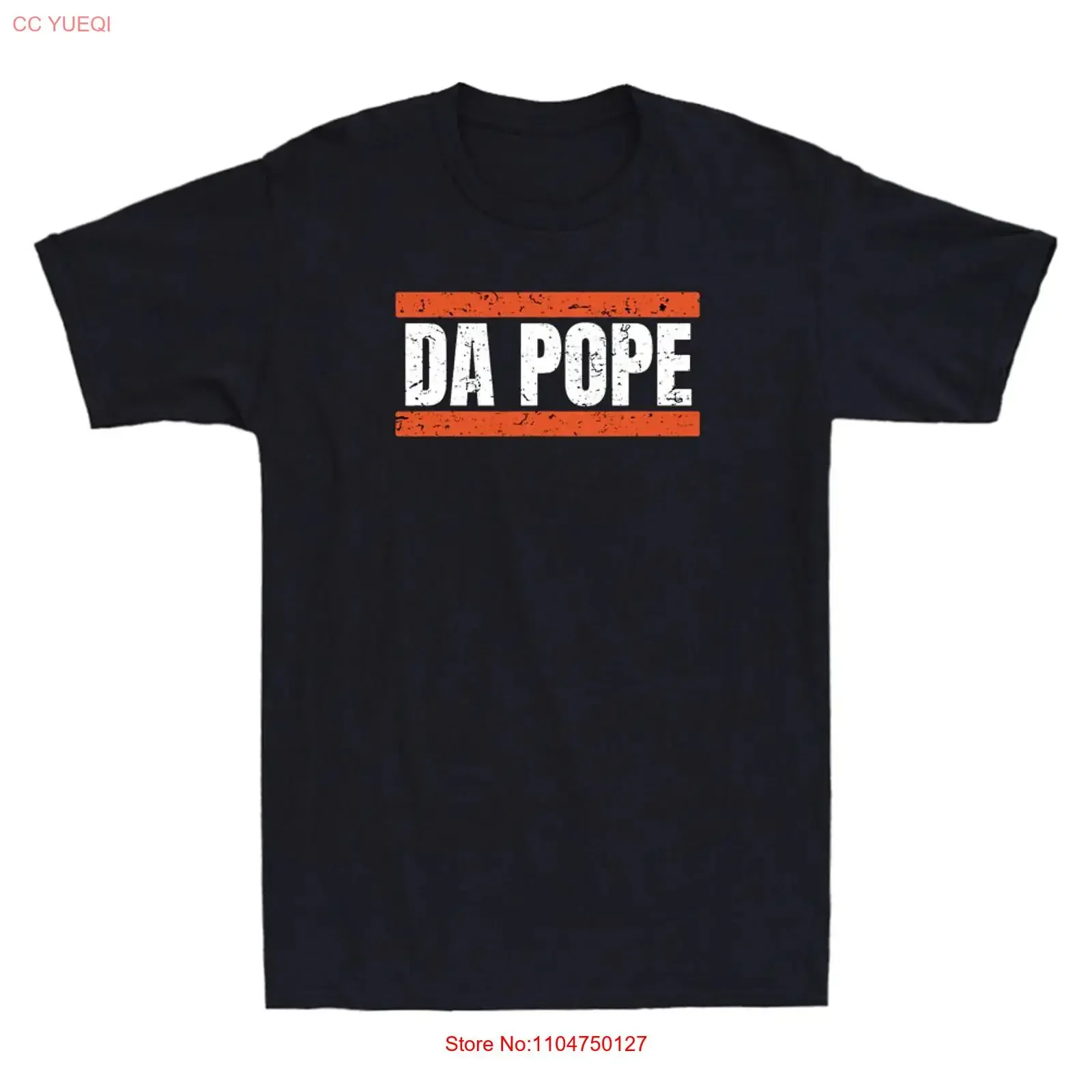 Da Pope From America Chicago Leo XIV Vintage Men's  T Shirt vintage Washed Versatile Top For Everyday Wear Stylish Soft