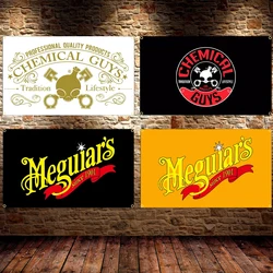 90x150CM 3X5Ft Meguiarss Flag Chemical Guys Flag Auto Care Studio Hang Flag Car Repair Workshop Decoration