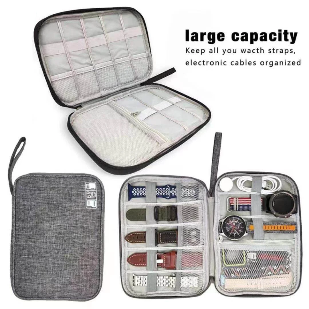 Travel Digital Data Line Storage Bag Portable USB Charger Plug Storage Bags Waterproof Data Cable Headphone Organizer