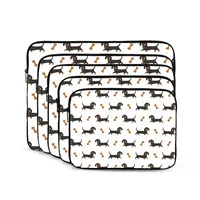 Black And Tan Dachshund Sausage Dog Notebook Laptop Bag 10 12 13 15 17 Inch Notebook Sleeve Cover Bag Tablet Shockproof Case Bag