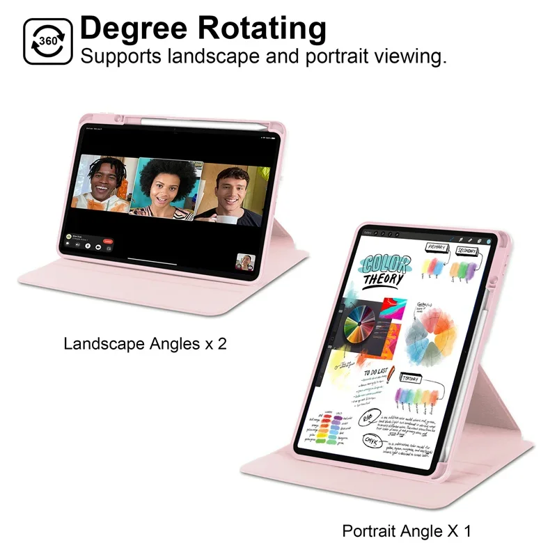 

Чехол для Xiaomi Pad 8 Mi Pad 8 Pro, 11,2 дюйма, с вращающейся на 360 градусов акриловой задней панелью, для планшета POCO Pad X1, с держателем для стилуса